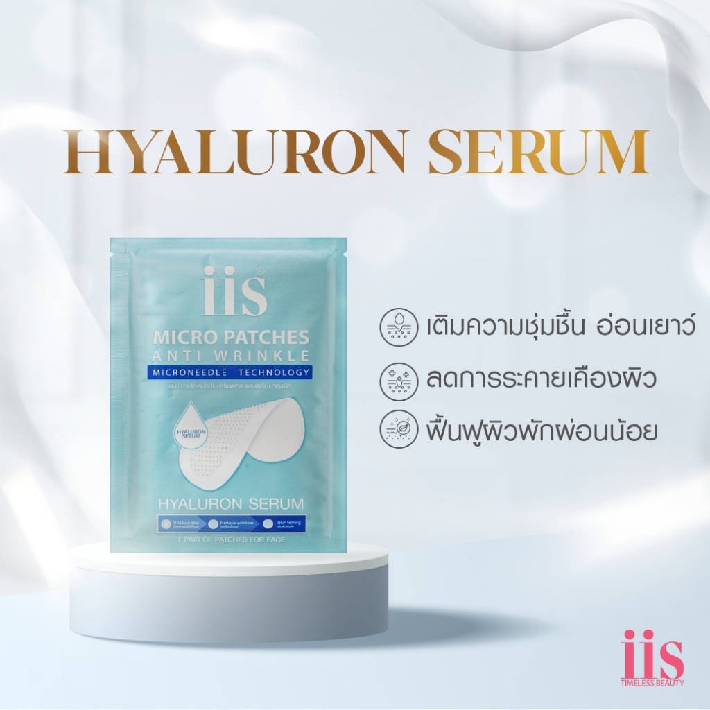 iis Micro Patch พร้อม HYALURON serum